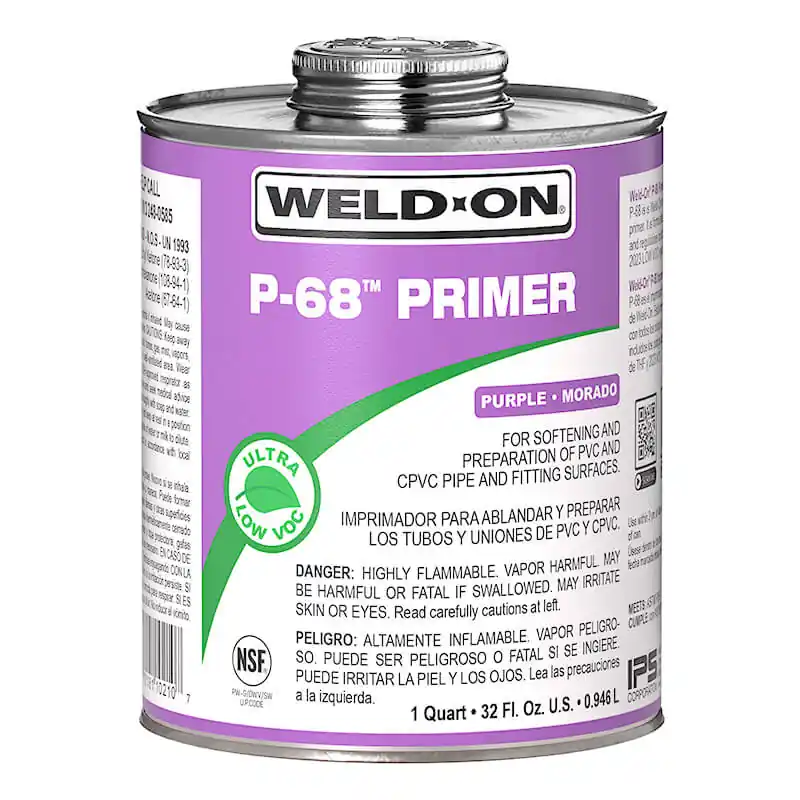Ips Corporation 10213 P-68 Clear Primer 1/2 Pint