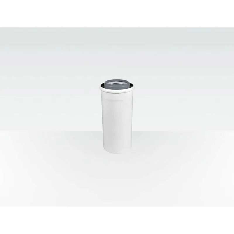 Centrotherm icvl242 Innoflue Concentric Vent Length Polypropylene 2 or 4 Inches Id X 4.4 Inches Od X 26.5 Inches L Gray White