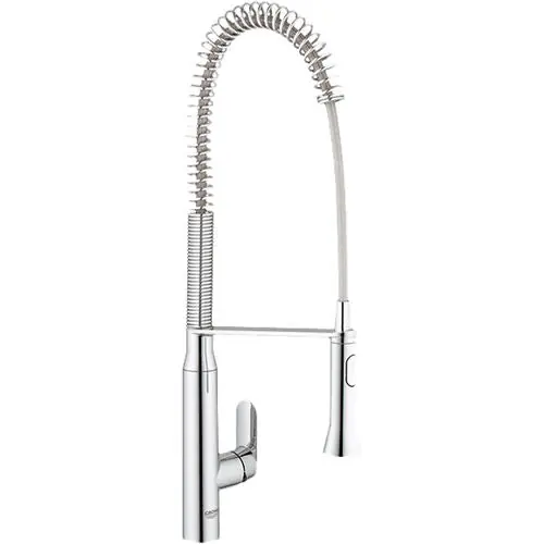 Grohe 32951000 K7 Single Handle Semi-pro Pull-down Kitchen Faucet Starlight Chrome