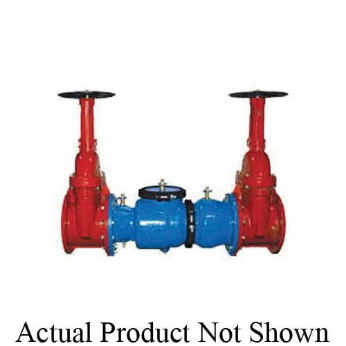 Wilkins 6-350 Horizontal Vertical Backflow Preventer 6 Inch Flanged Ductile Iron Dual Check 125 Lb