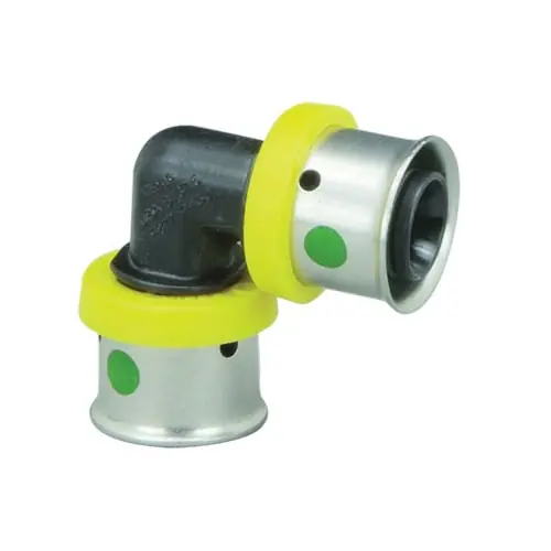 Viega VPUR90L12 Pureflow 90 Degree Press Elbow Fitting 1/2 Inch Polymer