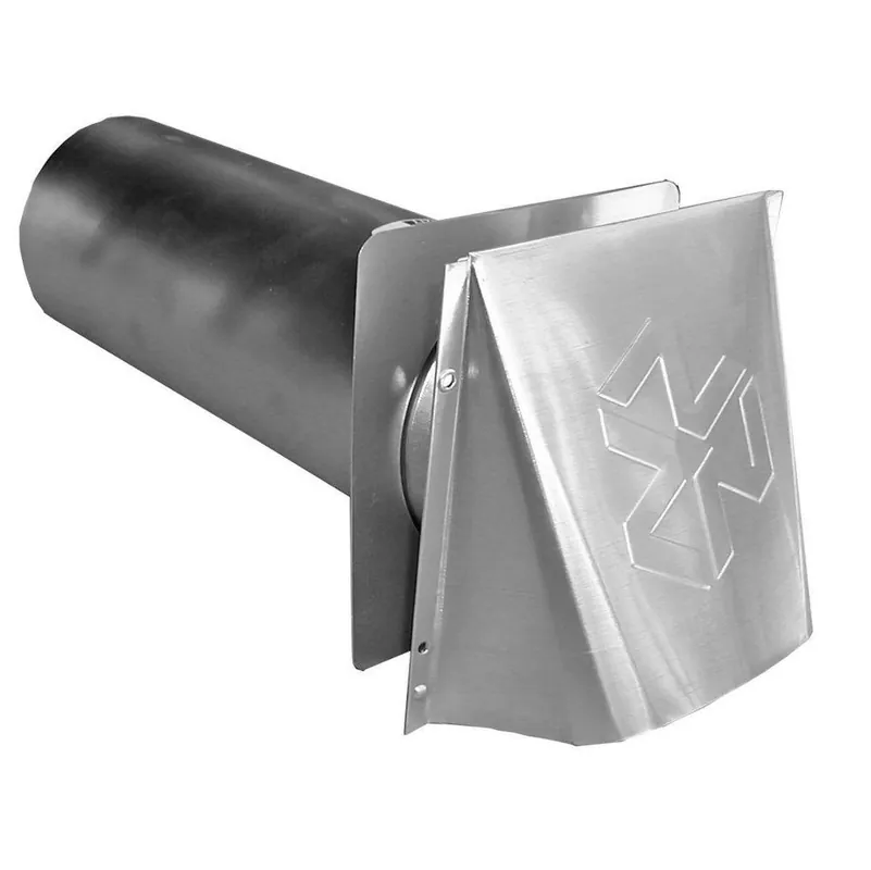 Builders Best 110277 ASM320 4 Inch Dryer Vent Hood Aluminum