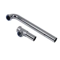 Oatey DRBN78A-1 Dearborn End Outlet Waste Slip Joint Connection 1-1/2 X 16 Inches 20 Gauge Brass Polished Chrome