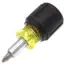 Klein Tools 32561 6-in-1 Stubby Multi-bit Screwdriver Nut Driver