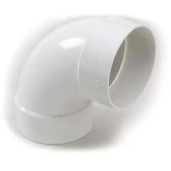 Mueller Industries PDWVBENDMS14SPH2 Mueller 2 inches PVC DWV 1/4 Bend SHX