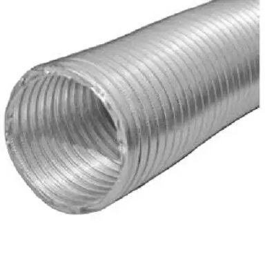 Builders Best 110315 V230 Pro Flexible Aluminum Dryer Duct 6 Inches Diameter 8 Foot