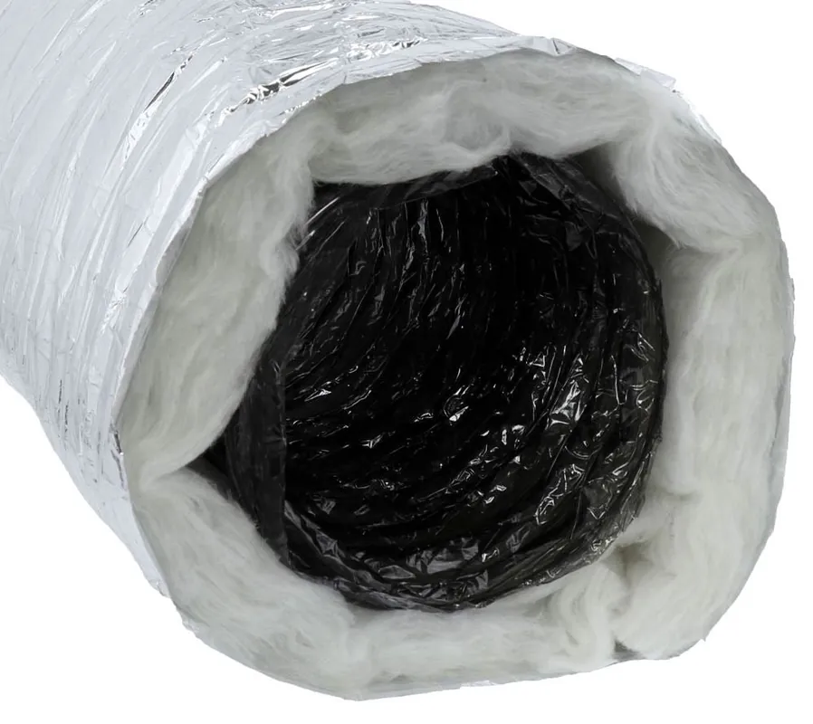 Hart Cooley 51327 Hc F216 Metalized Insulated Flexible Duct R-6 8 Inches X 25 Feet