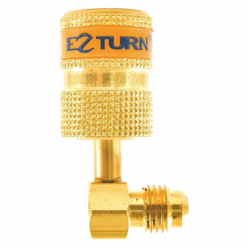Uniweld ezabm90 Ez-turn Anti-blowback Adapter 90 Degree 1/4 in Male Sae to 5/16 in Female Sae