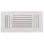 Hart Cooley 683-10x4 Three-way Sidewall Ceiling Supply Register 10 Inches X 4 Inches White