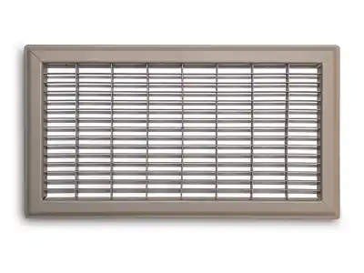 Truaire 154r08x16 1-way Floor Return Air Grille 8 X 16 Inches Steel Brown Powder Coated