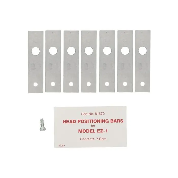 Carlin Combustion Technology 81570s Head Positioning Bar Kit 7 Bars and Screw for EZ-1 Burners
