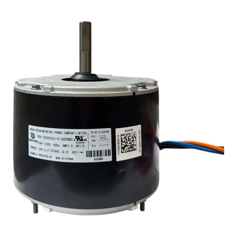 Nordyne Intertherm 622080 Condenser Fan Motor 1/5 Hp 825 Rpm 208-230V Replacement