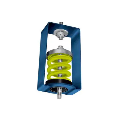 Mason Industries hs-x-76 Spring Vibration Isolation Hanger 2.5 Inches L X 2.875 Inches W X 4.25 Inches H