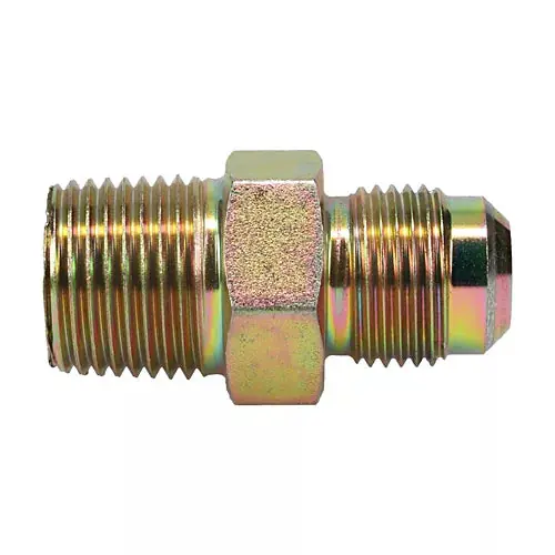 Cambridge GCF-1212M Gas Connector Fitting 1/2 Inches Od Flare X 1/2 Inches Male Iron Pipe Adapter