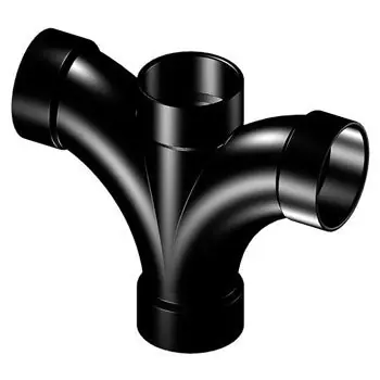 Mueller Industries ABSDBLFIX3 ABS DWV Double Fixture Tee 3 inch