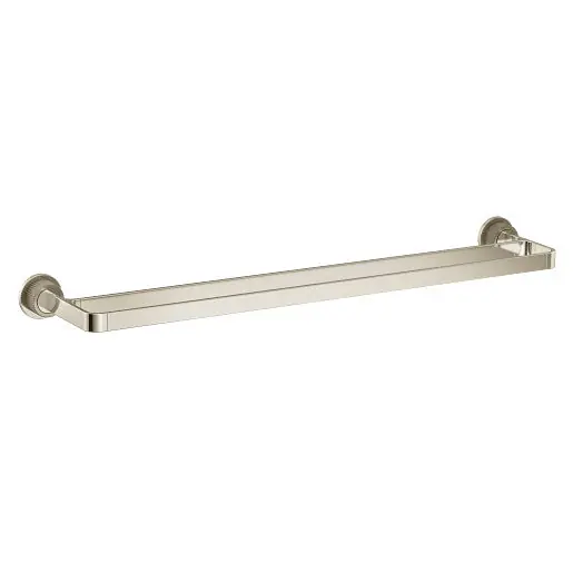 Moen yb0622nlbn Cambium 24 Inches Double Towel Bar Brushed Nickel Polished Nickel