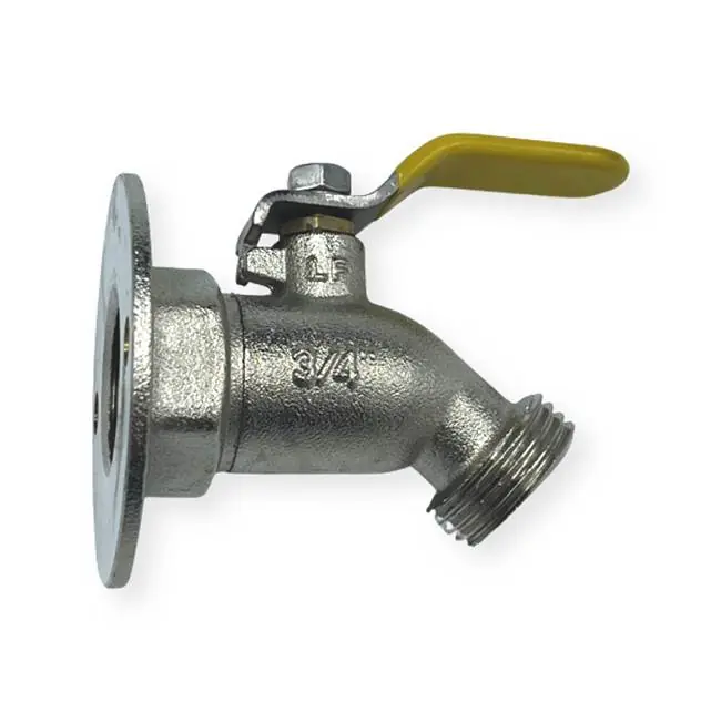 Wal-rich 4407004 3/4 Inch Fip Chrome-plated Quarter Turn Sillcock Lead-free