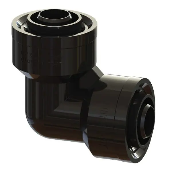 Uponor UPTF90L1 Totalfit Push-to-connect Elbow 1 Inch Engineered Polymer