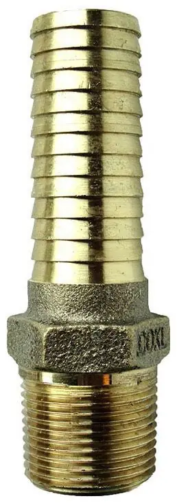 American nlxlrbma1 Lead Free Extra Long Insert X Male Adapter 1 Inch Bronze Hex Heavy Pattern