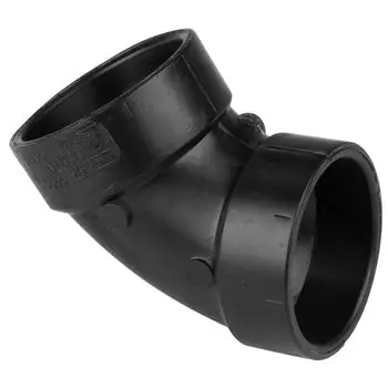 Mueller Industries ABSBEND162 2 inches abs dwv plastic fitting 60� elbow hub x hub