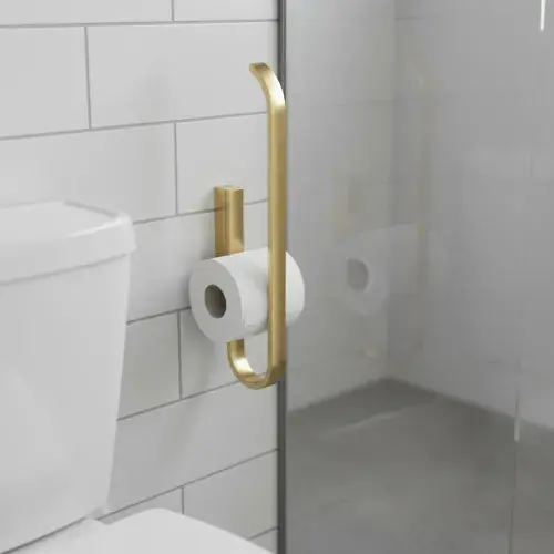 Grohe 41067gn0 Selection Series Spare Toilet Paper Holder Brushed Cool Sunrise