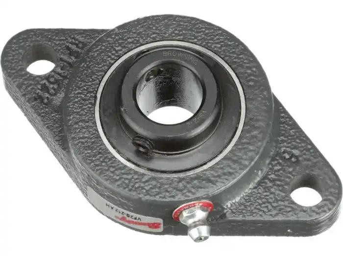 Regal Beloit vf2s-212ah Two Bolt Flange Bearing 0.75 Inch Shaft Diameter Set Screw Locking Cast Iron