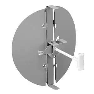 Hart Cooley 3800-12-01 Adjustable Round Butterfly Damper 12 Inches Steel Golden Sand Enamel