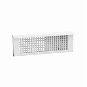 Hart Cooley 558515 USVH1 16x6 Spiral Diffuser Universal Double Deflection Aluminum Satin Anodized