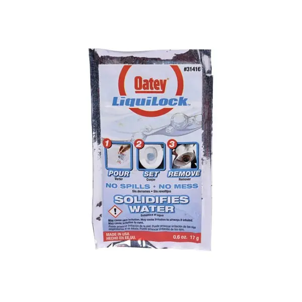 Oatey OATEY31417 Liquilock Toilet Gel 0.6 Oz Powder Pack