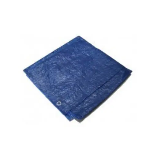 Pro-edge BLUETARP1216 Blue Utility Tarp with Grommets 12 Ft X 16 Ft