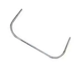 Wal-rich 602506 U-shaped Shower Curtain Rod 1 Inch Diameter 5 Foot Aluminum