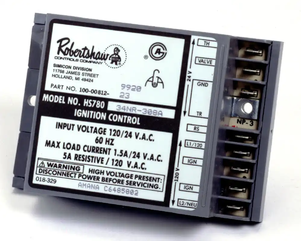 Robertshaw 780-782 Hot Surface Ignition Module for Amana