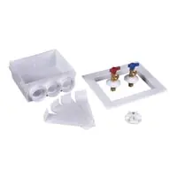 Oatey 38560 Quadtro Washing Machine Outlet Box C Connection Polystyrene