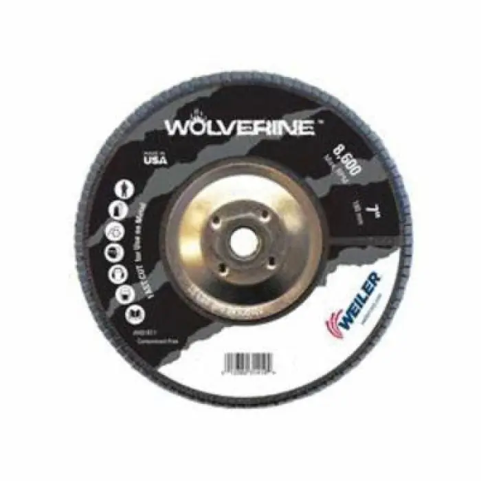 Weiler 31420 Vortec Pro Abrasive Flap Disc 7 in 40 Grit