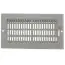 Hart Cooley 10812 White Sidewall Ceiling Supply Register 8 Inches X 4 Inches 661 Series