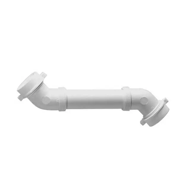 Jb Products 526PVC 1-1/2 in Nominal PVC Double Offset