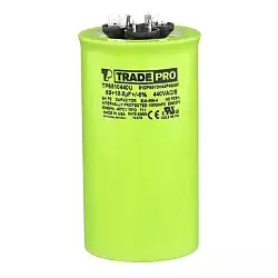 Tradepro TP-CAP-65/10/440USAR Round Dual Run Capacitor 65/10 Mfd 440V Usa Made