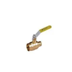 Eff effpc-02-lf Ball Valve 3/4 Inch Pex X Sweat Forged Brass Lead-free