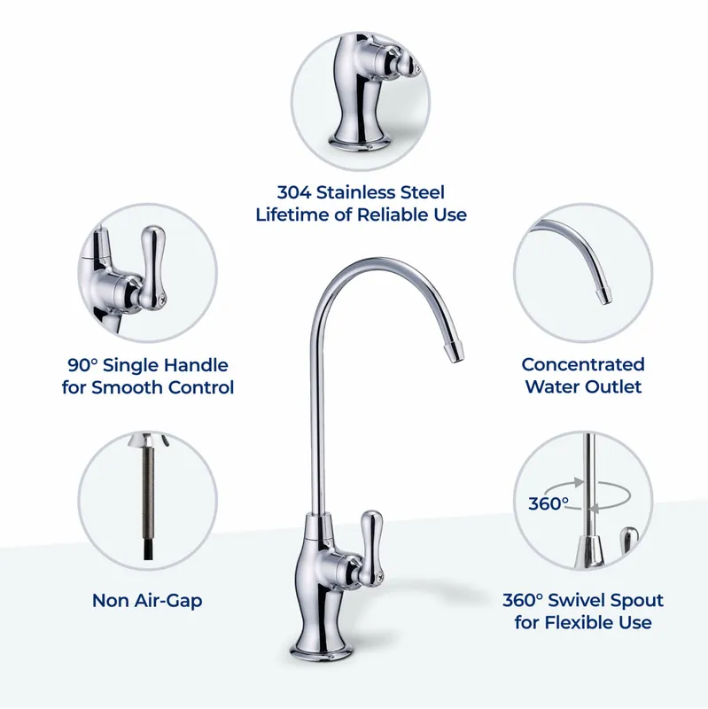 Puroflo FLR-575CP Chrome Reverse Osmosis Faucet