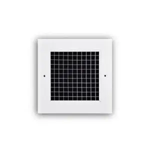 Truaire a970-sq08x08 Perforated Face Return Grille 8 X 8 Inches Square Neck Aluminum White
