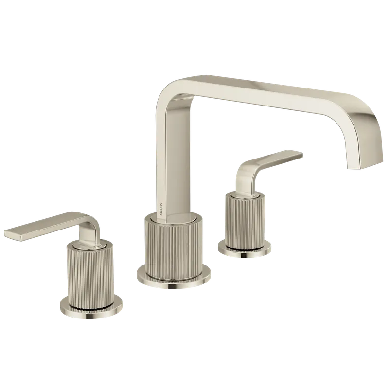 Moen ts578nlbn Cambium Two-handle High Arc Roman Tub Faucet Brushed Nickel