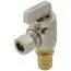Rehau 418438-001 Everloc+ 1/2 Inches X 3/8 Inches Compression Angle Ball Valve