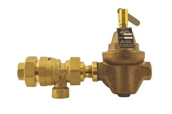 Apollo Valves 35603bftt Backflow Preventer and Fast Fill Pressure Regulator 1/2 Inches Union Fnpt X Fnpt