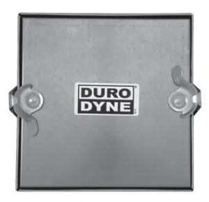Duro Dyne 6135 Insulated High Pressure Cam Duct Access Door 14x14 Inches Aluminum Stainless Steel