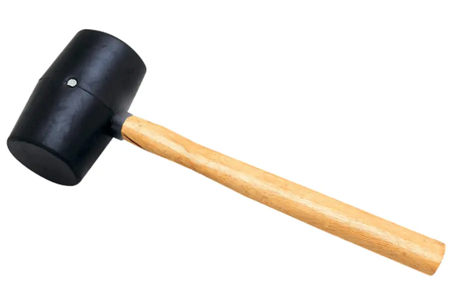 Wilmar W1146 Rubber Mallet 32 oz. Wood Handle