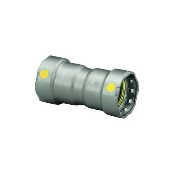 Viega MEGAPGCOUP114 Megapress Pipe Coupling with Stop 1-1/4 Inches Carbon Steel