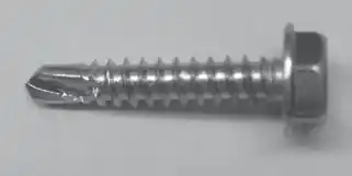 Duro Dyne 14177 Self-drilling Self-tapping Screw 1/4 Inch Hex Head 8 X 1/2 Inch Zinc Plated