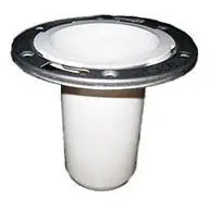 Water-tite 86147 Pvc Long Street Closet Flange 3 Inches X 6 Inches Less Knockout
