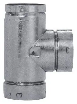 Selkirk 103100 3-inch Type B Gas Vent Tee Double Wall Round Standard 3RV-TS