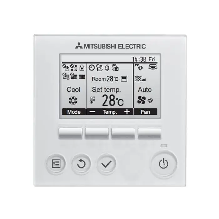 Mitsubishi Electric par-31maa-j Remote Controller for Mini Split Ac Unit